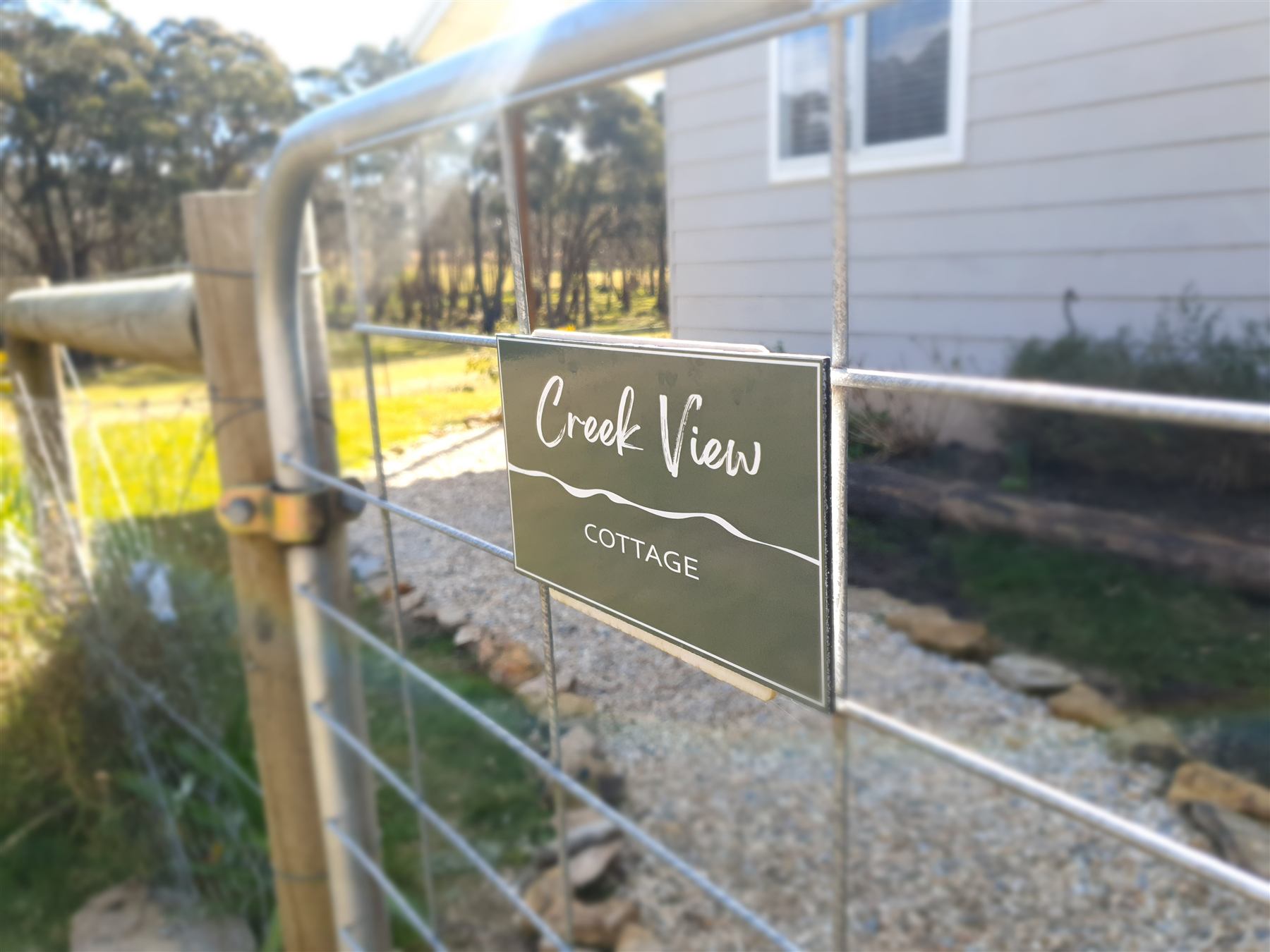 Creek View Cottage entrance